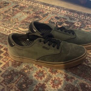 Vans Men's Olive Green Sneakers